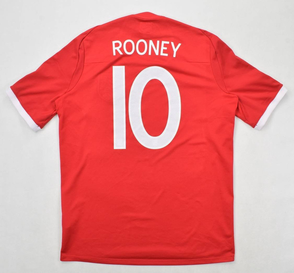 2010-11 ENGLAND *ROONEY* SHIRT L