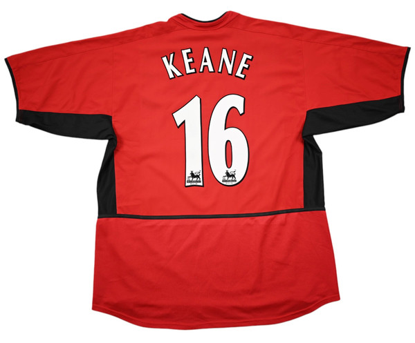 2002-04 MANCHESTER UNITED *KEANE* SHIRT XL