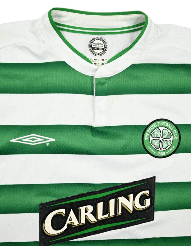 2003-04 CELTIC GLASGOW SHIRT XXL