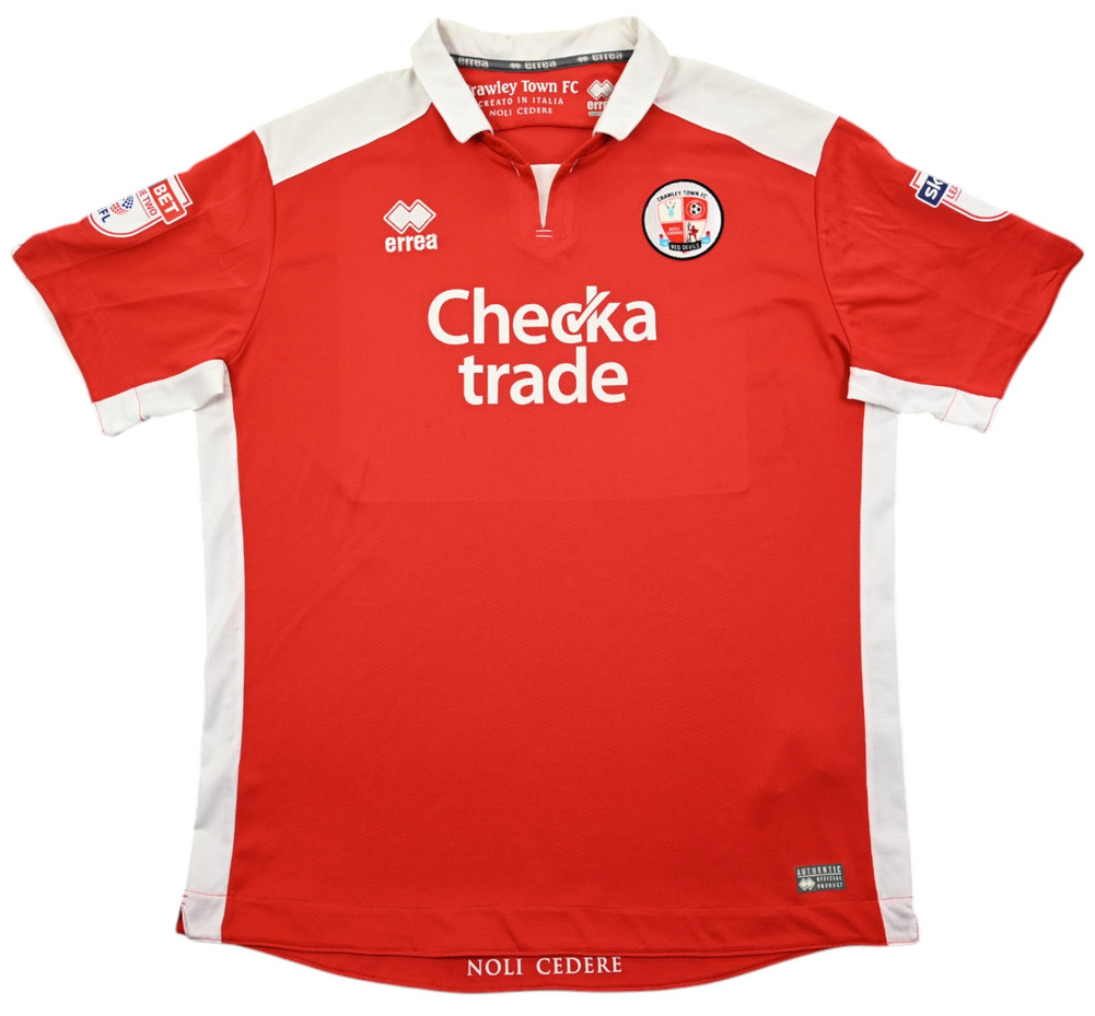 2017-18 CRAWLEY TOWN SHIRT 2XL
