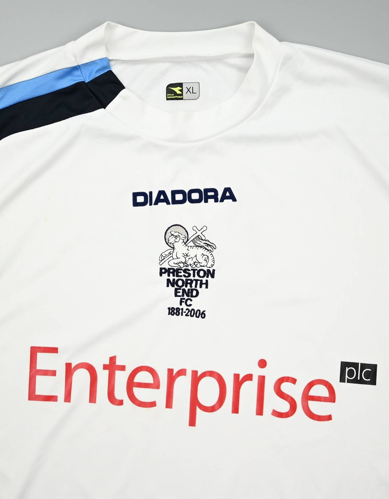 2005-06 PRESTON NORTH END FC SHIRT XL