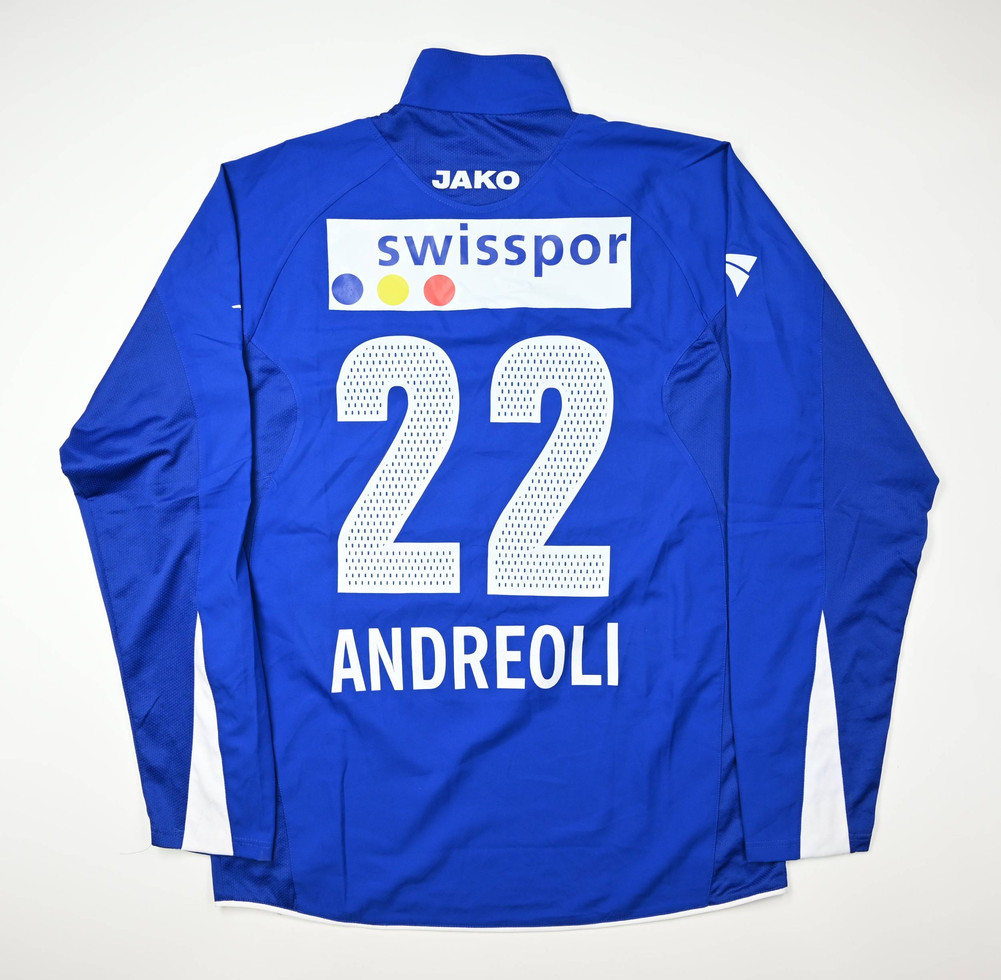 2006-07 FC LUZERN *ANDREOLI* MATCH ISSUE KOSZULKA M/L