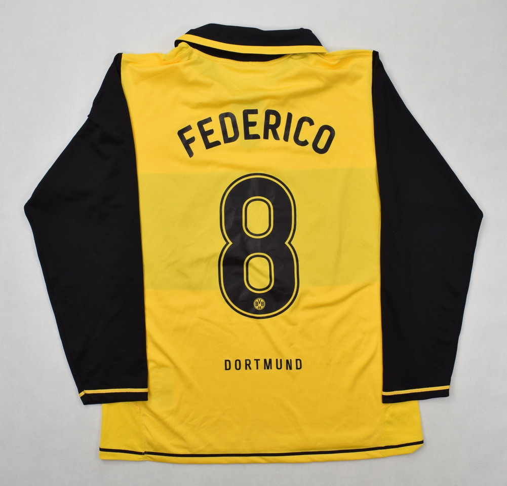 2007-08 BORUSSIA DORTMUND *FEDERICO* MATCH ISSUE SHIRT L