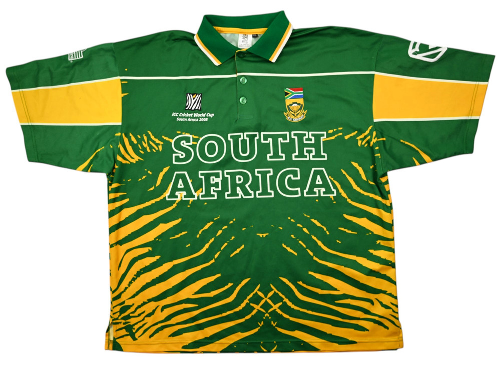 SOUTH AFRICA WORLD CUP CRICKET SHIRT XXL
