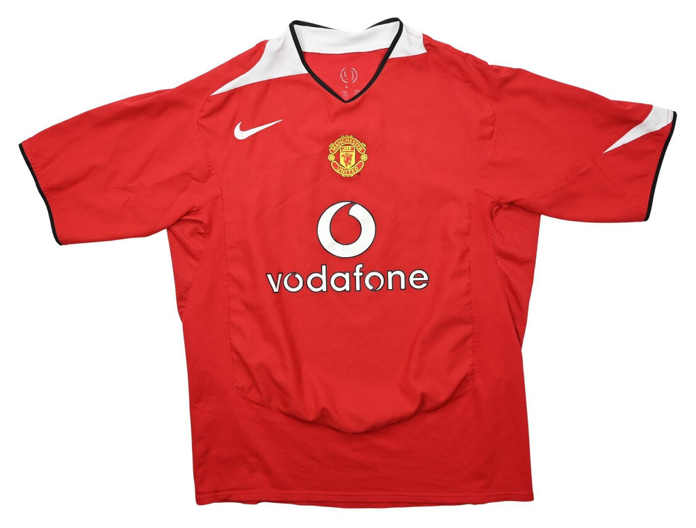 2004-06 MANCHESTER UNITED *SMITH* SHIRT L