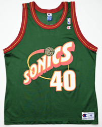 SEATTLE SUPERSONICS NBA *KEMP* SHIRT L