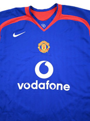 2005-06 MANCHESTER UNITED *CRISPY* SHIRT XL