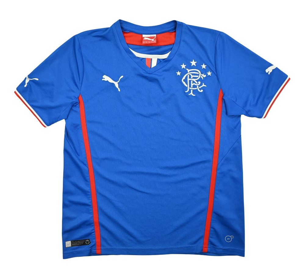 2013-14 GLASGOW RANGERS SHIRT XL. BOYS