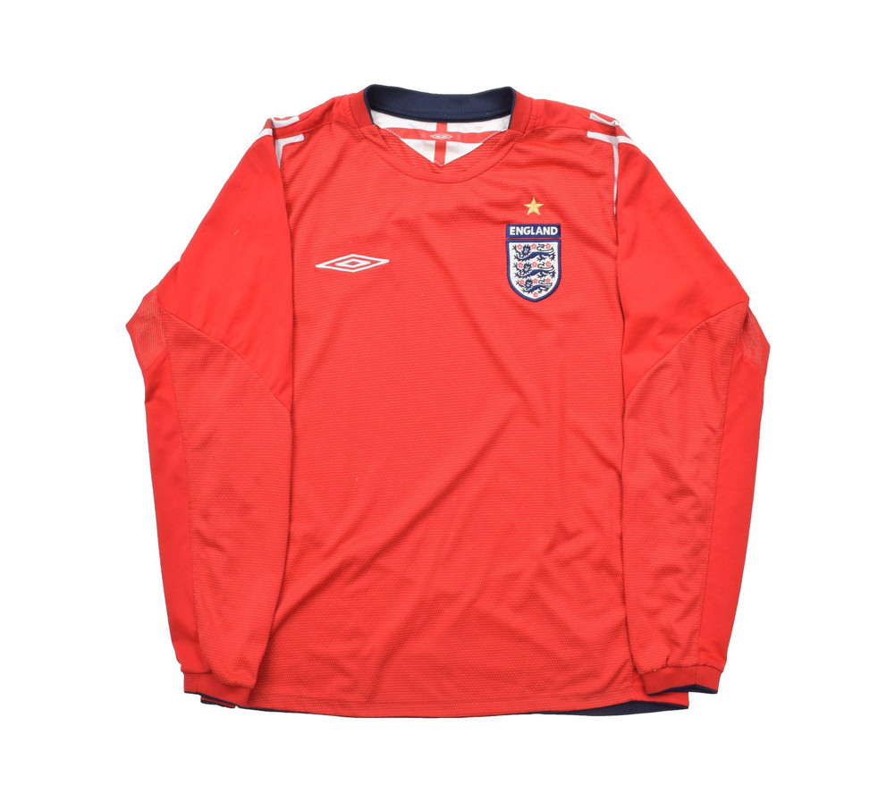 2004-06 ENGLAND LONGSLEEVE XXL