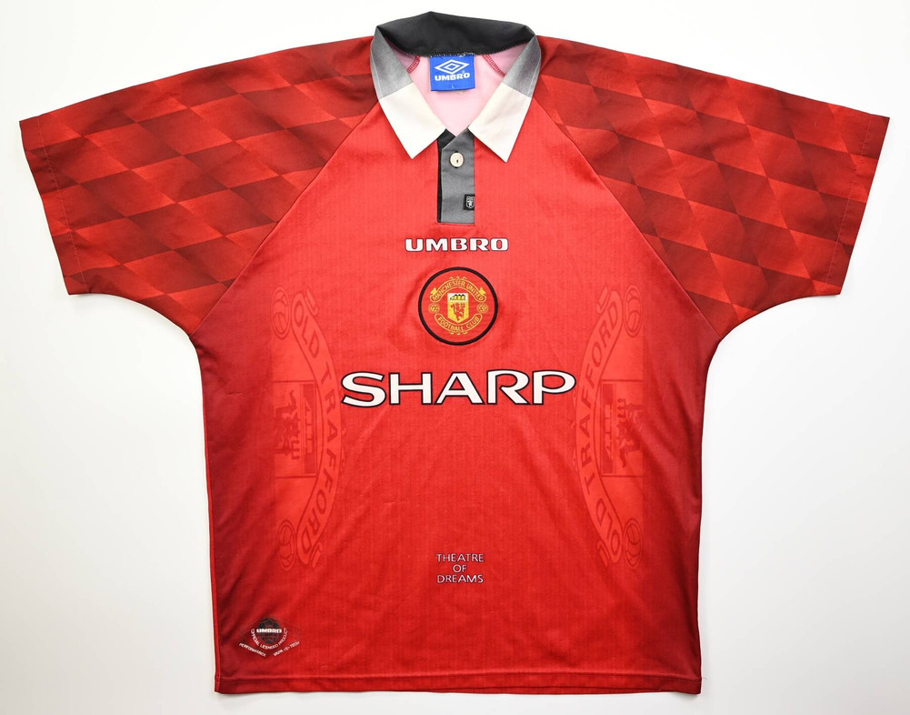 1996-98 MANCHESTER UNITED SHIRT L