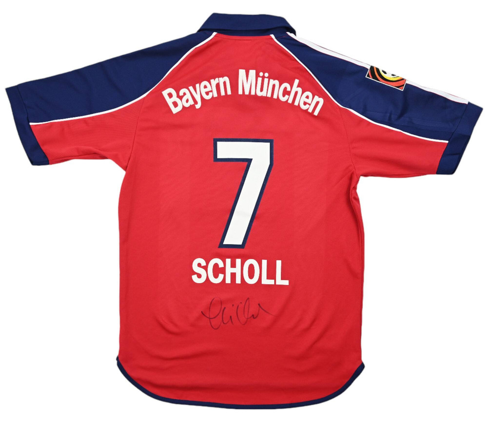 1999-01 BAYERN MUNCHEN *SCHOLL* KOSZULKA S