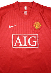 2007-09 MANCHESTER UNITED *TEVEZ* SHIRT L