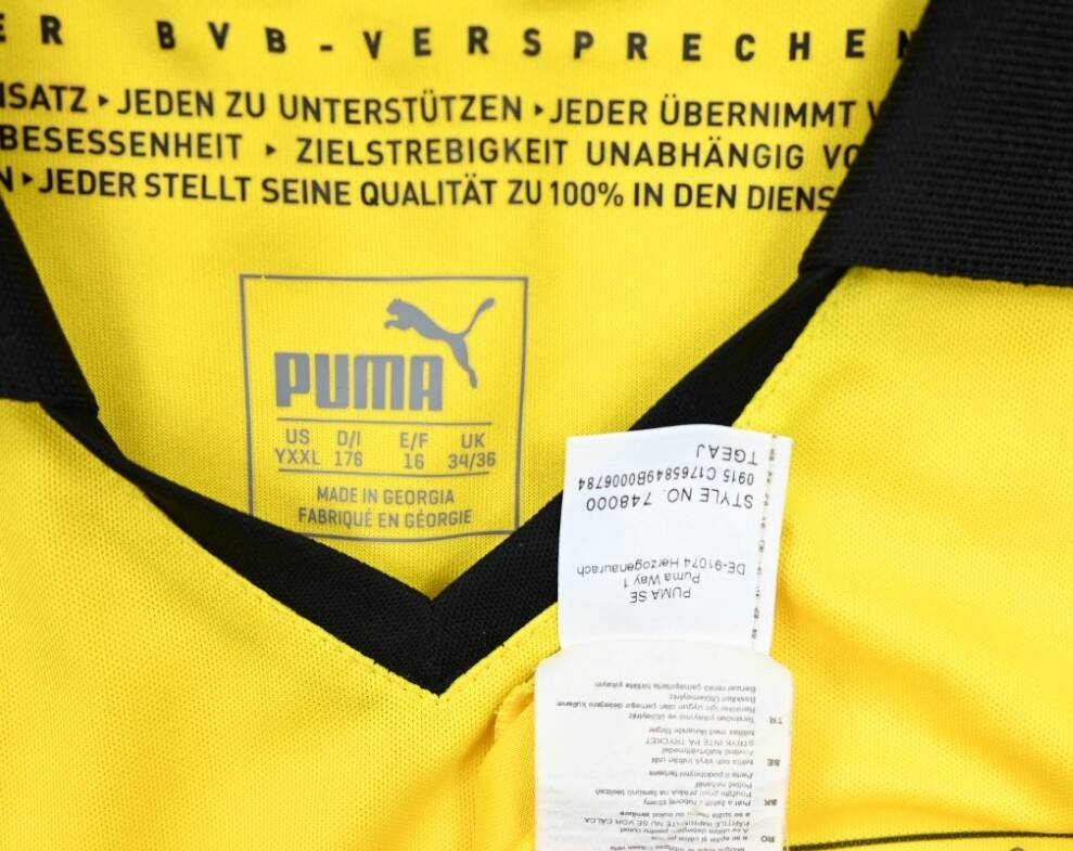 2015-16 BORUSSIA DORTMUND SHIRT XXL. BOYS/ S