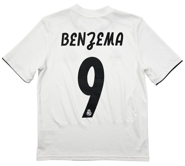 2018-19 REAL MADRID *BENZEMA* SHIRT L. BOYS