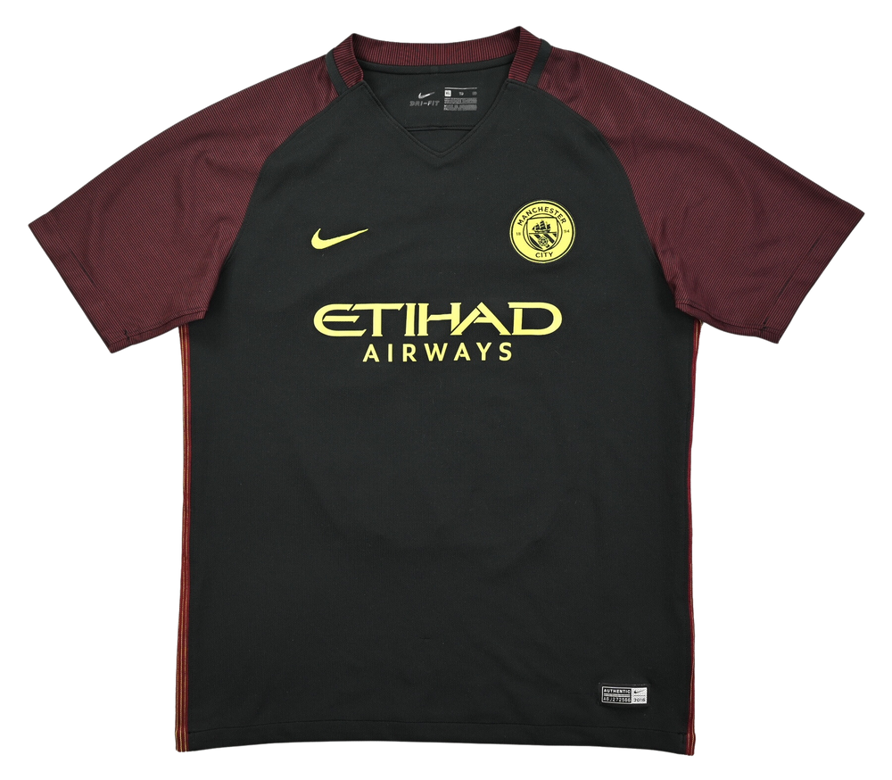 2016-17 MANCHESTER CITY *KUN AGUERO* SHIRT XL. BOYS