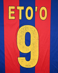 2004-05 BARCELONA *ETO'O* SHIRT S 