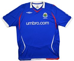 2008-09 LINFIELD FC SHIRT L