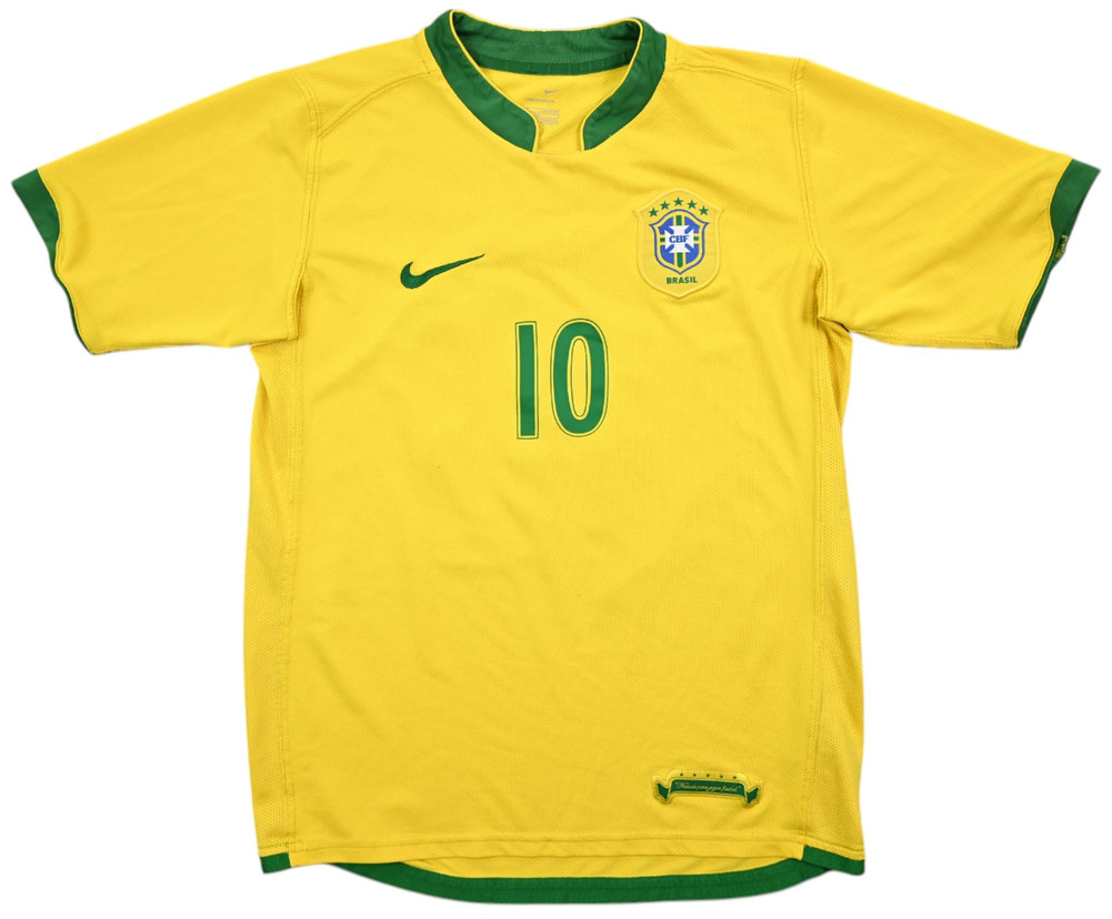 2006-08 BRAZIL *RONALDINHO* SHIRT XL. BOYS