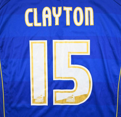 2010-11 LEEDS UNITED *CLAYTON* SHIRT M