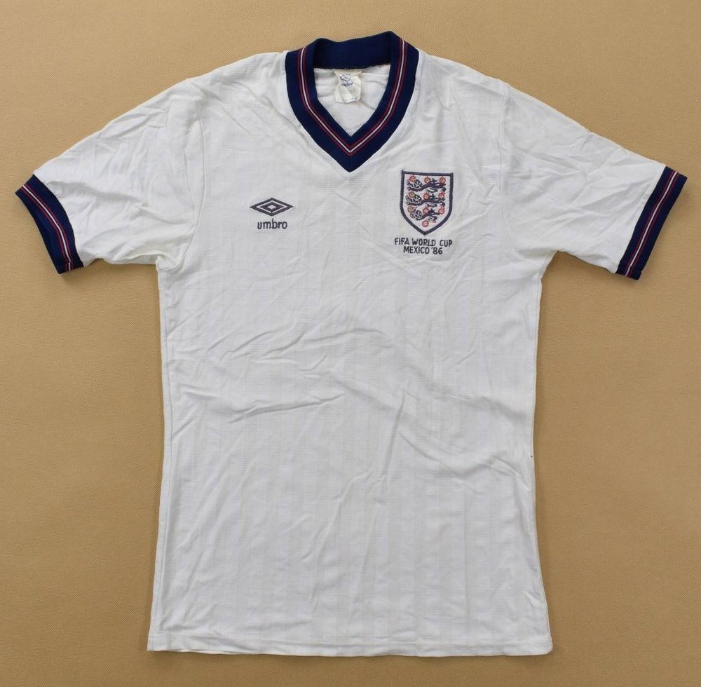 1986 ENGLAND WORLD CUP SHIRT M