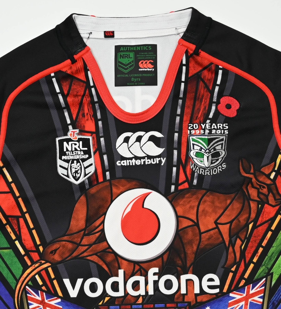 NEW ZEALAND WARRIORS RUGBY KOSZULKA S. BOYS
