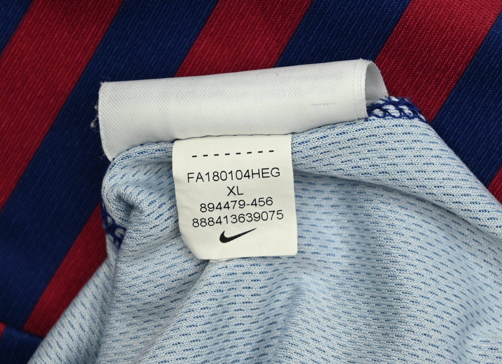 2018-19 FC BARCELONA SHIRT XS. BOYS