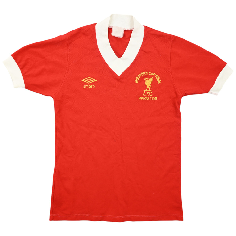 1981-82 LIVERPOOL EUROPEAN CUP FINAL SHIRT S