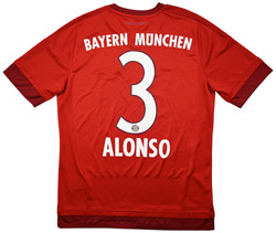 2015-16 BAYERN MUNCHEN *ALONSO* SHIRT XL. BOYS