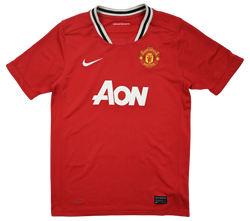 2011-12 MANCHESTER UNITED *GIGGS* SHIRT L. BOYS