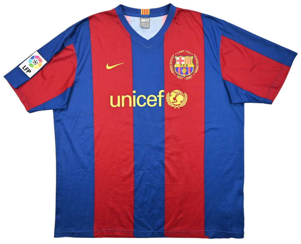 2007-08 FC BARCELONA BASIC KOSZULKA 2XL