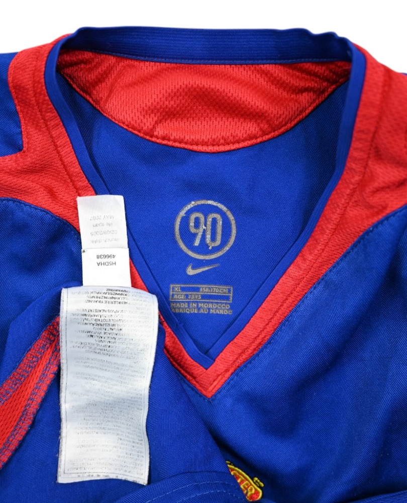 2005-06 MANCHESTER UNITED LONGSLEEVE XL. BOYS