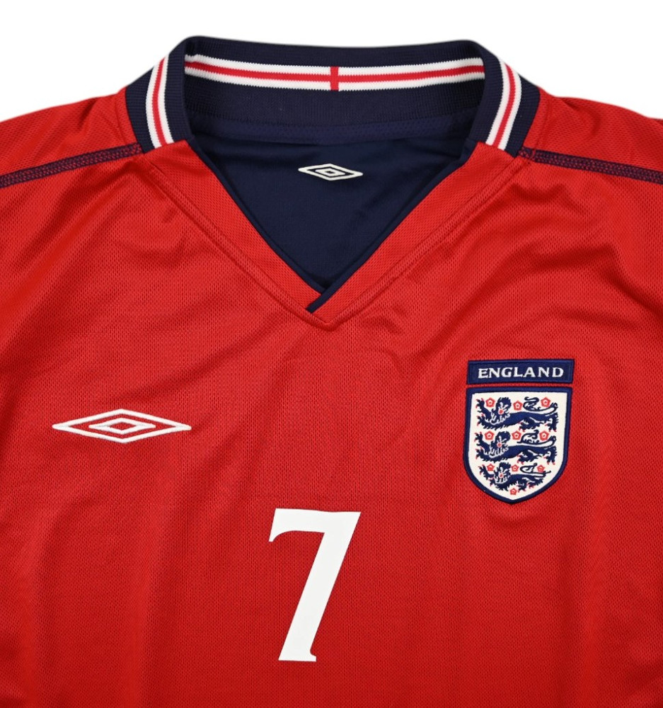 2002-04 ENGLAND *BECKHAM* SHIRT XXL