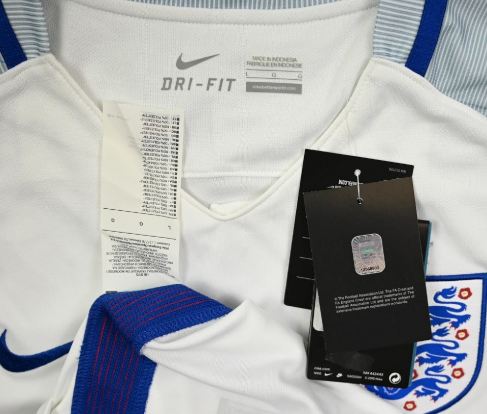 2016-17 ENGLAND KOSZULKA L