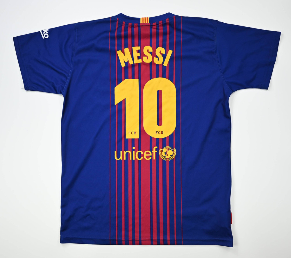 2017-18 FC BARCELONA *MESSI* SHIRT XL. BOYS
