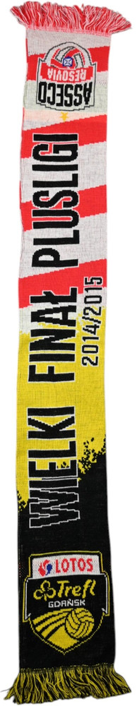 TREFL GDAŃSK/ASSECO RESOVIA WIELKI FINAŁ PLUSLIGI 2014/2015 SCARF