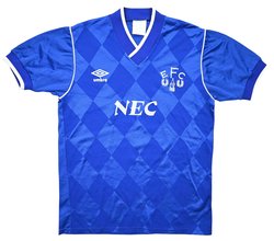 1986-89 EVERTON SHIRT XL. BOYS