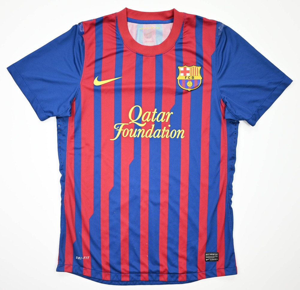 2011-12 FC BARCELONA PLAYER ISSUE SHIRT S
