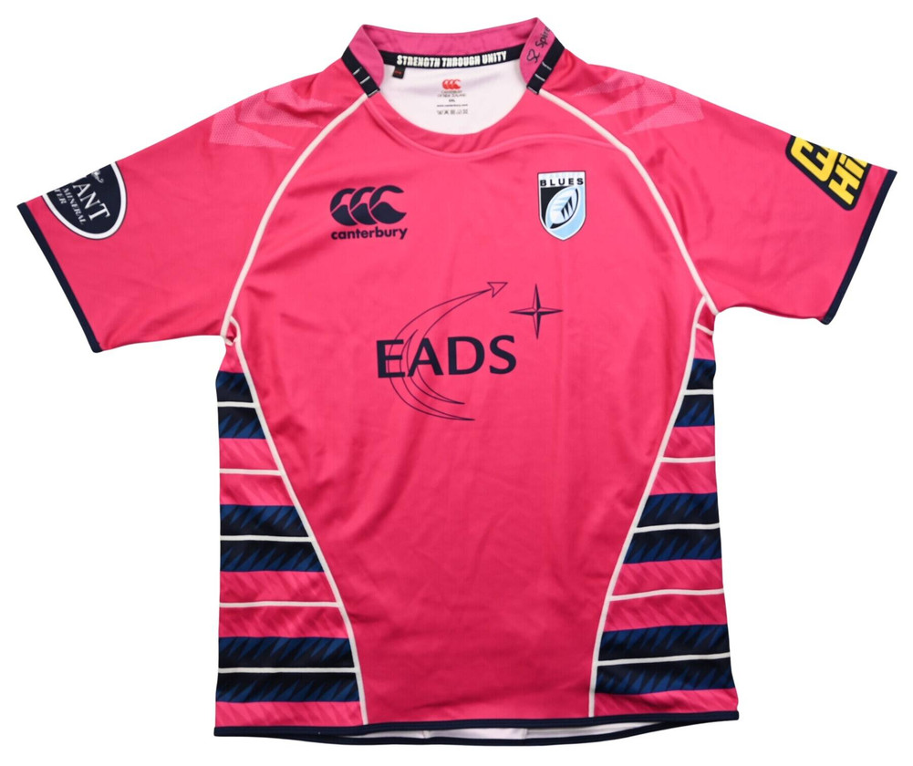 CARDIFF BLUES RUGBY SHIRT XXL
