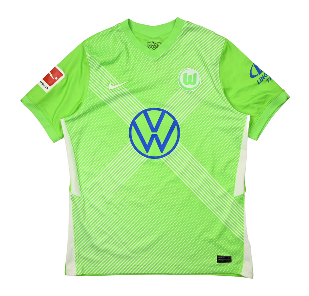 2020-21 VFL WOLFSBURG *PONGRACIC* MATCH ISSUE KOSZULKA L
