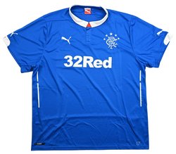 2014-15 GLASGOW RANGERS SHIRT 3XL