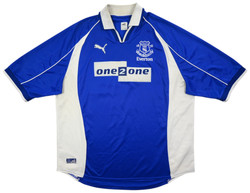 2000-02 EVERTON SHIRT 2XL