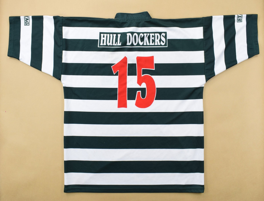 HULL DOCKERS R.L.F.C RUGBY STAG KOSZULKA L