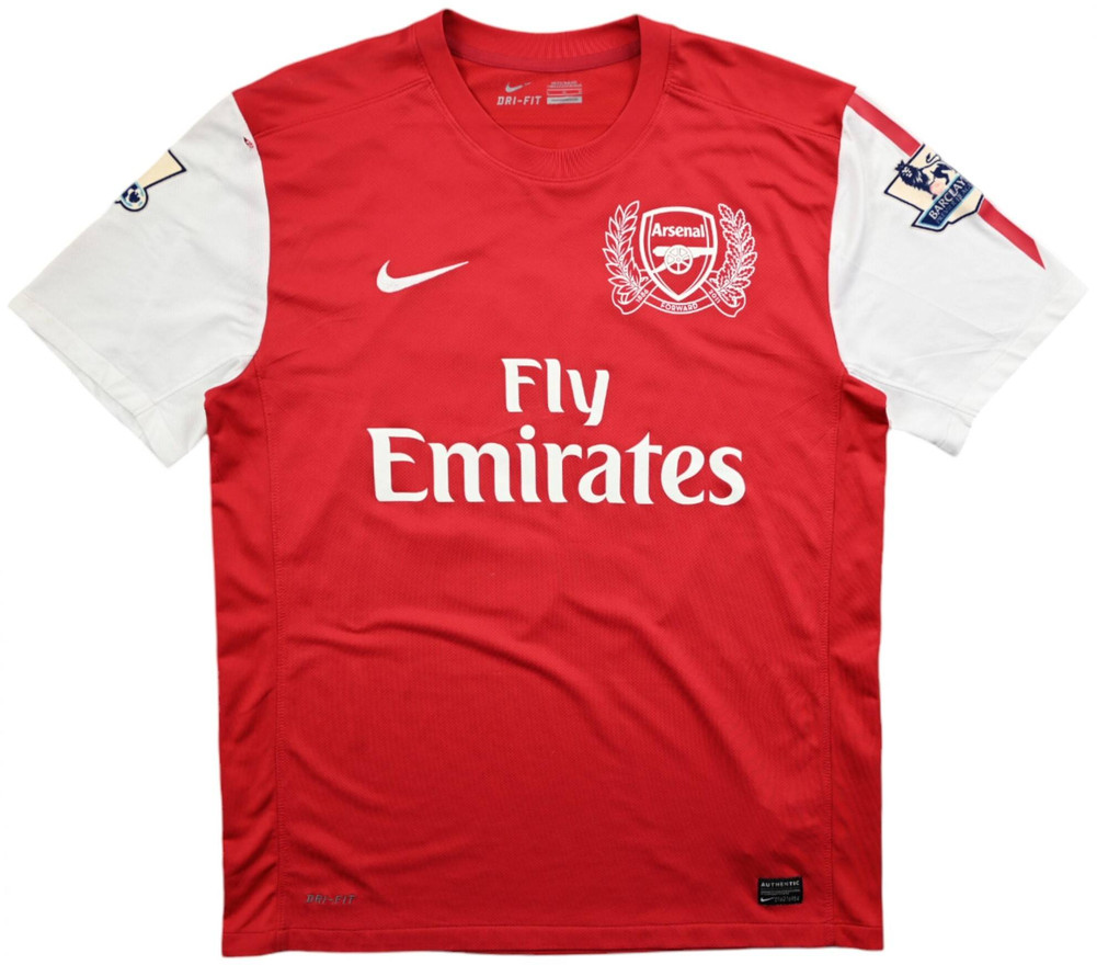 2011-12 ARSENAL LONDON *CHAMBERLAIN* SHIRT L