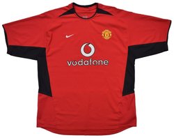 2002-04 MANCHESTER UNITED SHIRT L