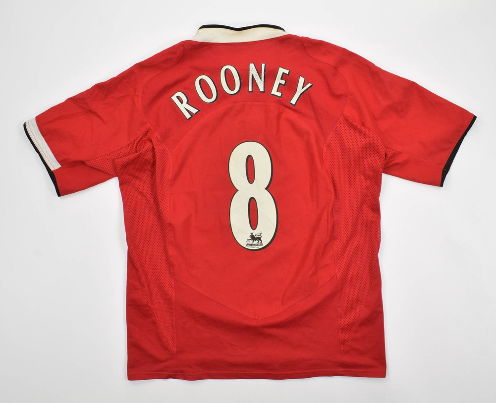 2004-06 MANCHESTER UNITED *ROONEY* KOSZULKA L