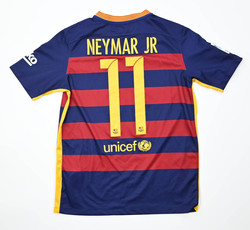 2015-16 FC BARCELONA *NEYMAR JR* SHIRT XL. BOYS