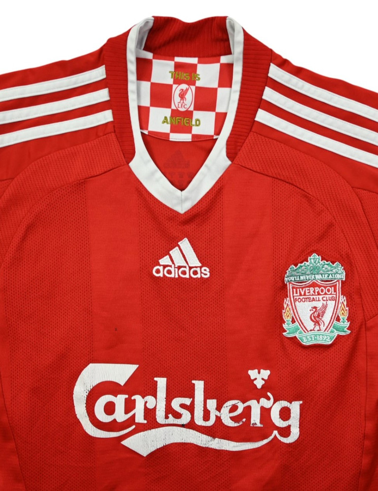 2008-10 LIVERPOOL *GERRARD* SHIRT L. BOYS