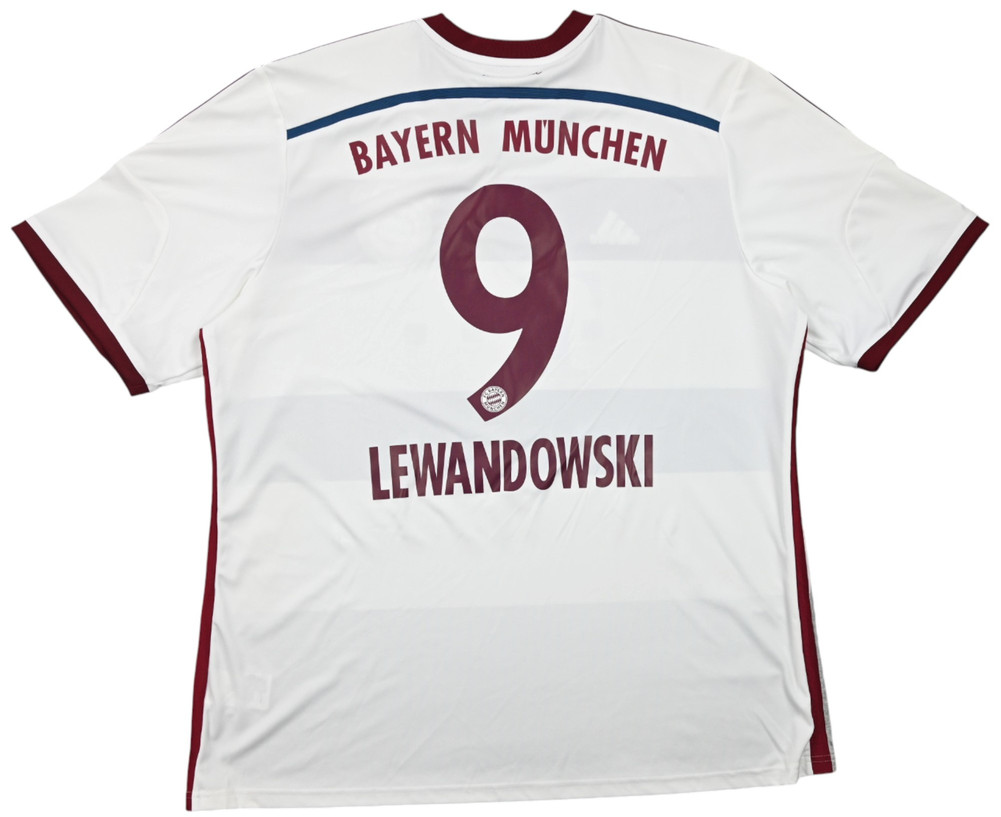 2014-15 BAYERN MUNCHEN *LEWANDOWSKI* SHIRT XXL