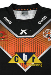 CASTLEFORD TIGERS RUGBY SHIRT XS