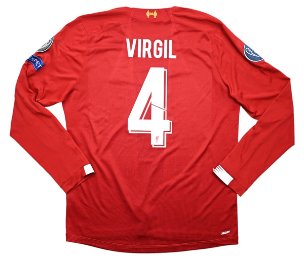 2019-20 LIVERPOOL *VIRGIL* LONGSLEEVE KOSZULKA L